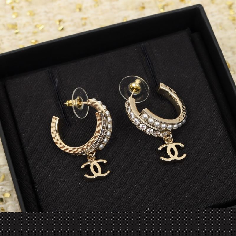 Ch*el earrings